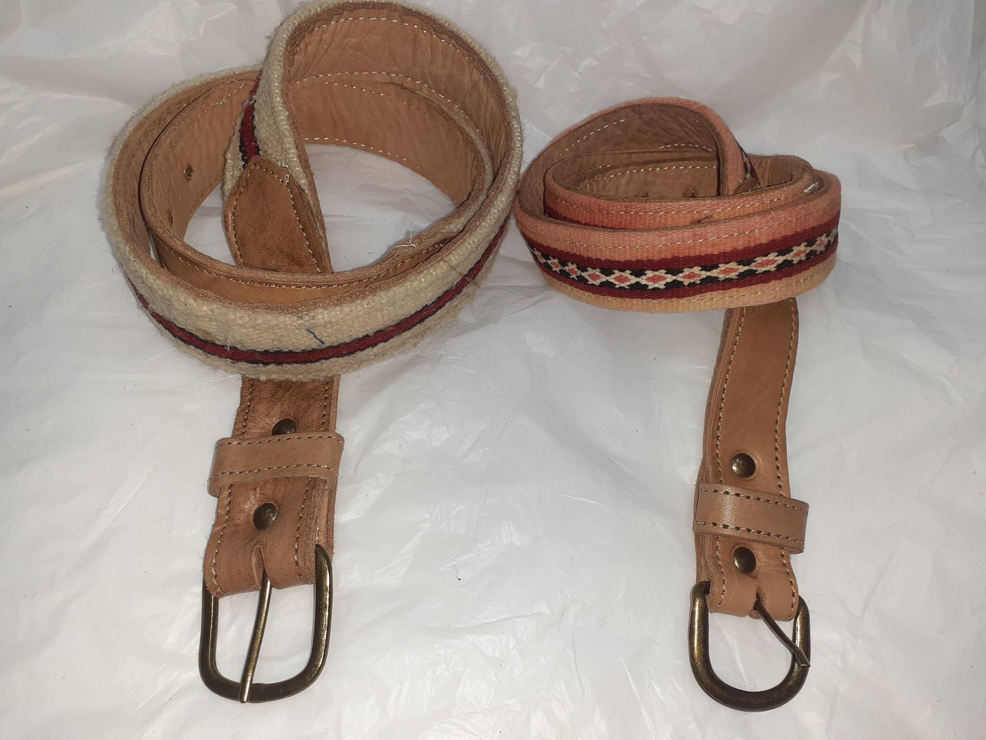 Cinturón de cuero con Kilim-6